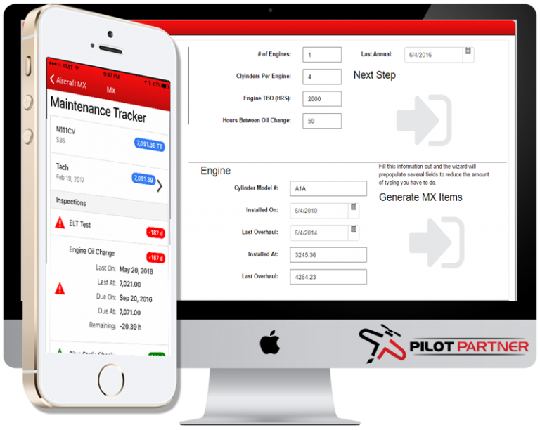 Aircraft Maintenance Tracker iOS and Desktop