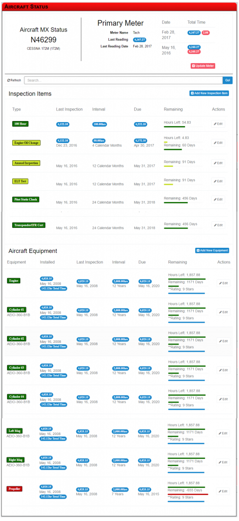 Maintenance Tracker